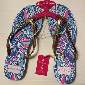 Lilly Pulitzer for Target Sandals Size 8